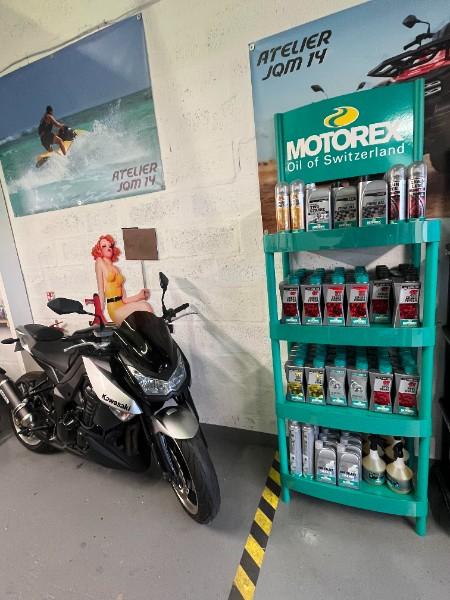  l'Atelier JQM 14, près de Caen, devient revendeur MOTOREX !  